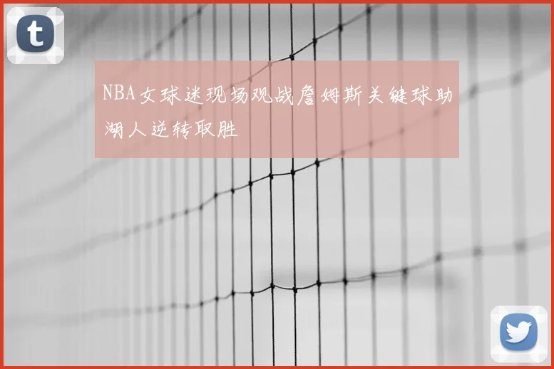 NBA女球迷现场观战詹姆斯关键球助湖人逆转取胜