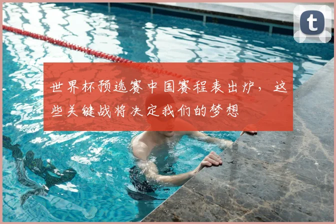 世界杯预选赛中国赛程表出炉,这些关键战将决定我们的梦想