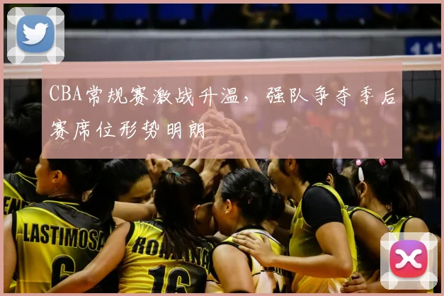 CBA常规赛激战升温，强队争夺季后赛席位形势明朗